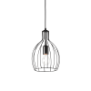 Suspension AMPOLLA-2 Noir 1x60W IDEAL LUX 148151