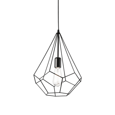Suspension AMPOLLA-3 Noir 1x60W IDEAL LUX 148175
