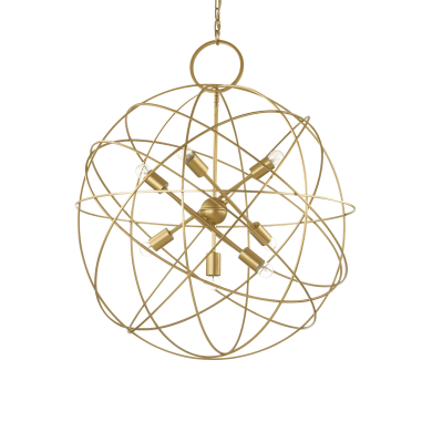 Suspension KONSE SP7 Or 60W max IDEAL LUX 156033