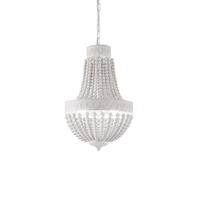 Lustre Montgolfière MONET Blanc 5xE14 40W IDEAL LUX 162737