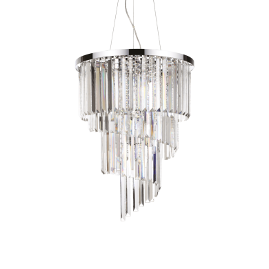 Lustre CARLTON SP12 Transparent 40W max IDEAL LUX 166247