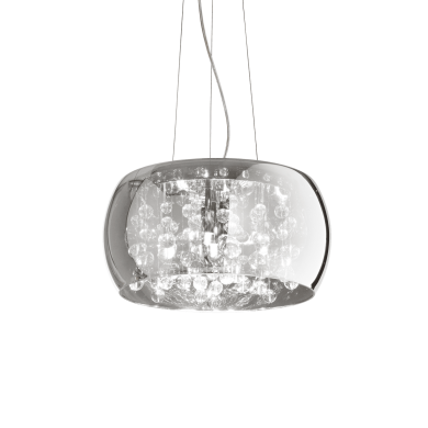 Suspension AUDI-80 Fumé G9 5x40W IDEAL LUX 197661