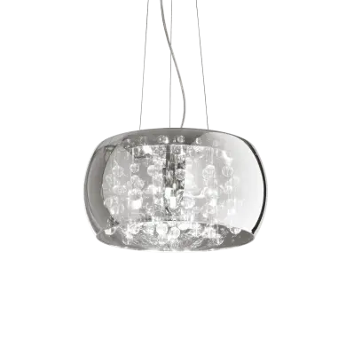 Suspension AUDI-80 Fumé G9 5x40W IDEAL LUX 197661