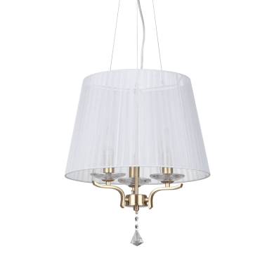 Lustre PEGASO Laiton satiné E14 3x40W IDEAL LUX 197715