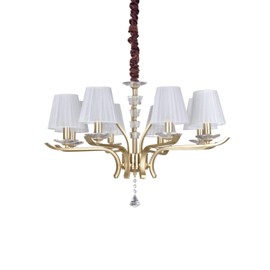 Lustre Design Italien PEGASO Laiton E14 8x40W IDEAL LUX 197739