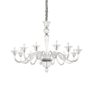 Lustre BRIGITTA Transparent E14 12x40W IDEAL LUX 199375