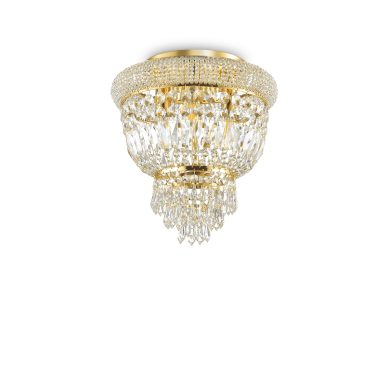 Plafonnier DUBAI Laiton E14 3x40W IDEAL LUX 200996