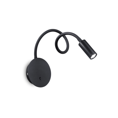 Applique Murale FOCUS-2 Noir LED 3W IDEAL LUX 203195