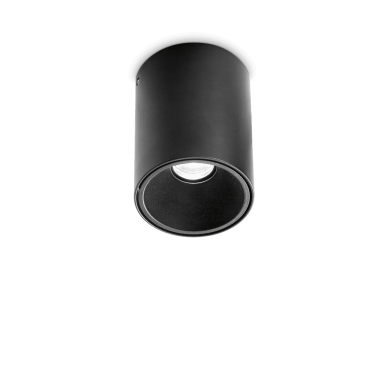 Plafonnier NITRO Noir LED 10W Rond IDEAL LUX 206004