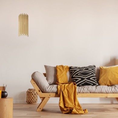 Applique Murale PAN Or E14 2x40W IDEAL LUX 208794