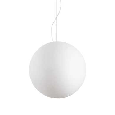 Suspension Boule CARTA Blanc 1xE27 25W D50 IDEAL LUX 226040