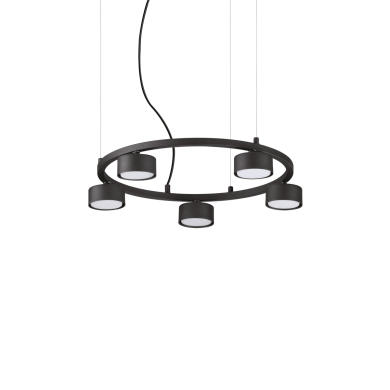 Suspension MINOR Noir 5xGX53 15W IDEAL LUX 235516
