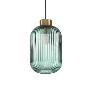 Suspension MINT Vert Noir 1xE27 60W D20 IDEAL LUX 237497