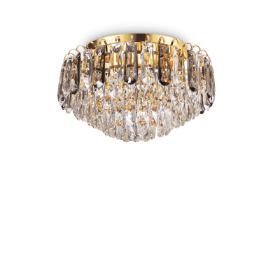 Plafonnier MAGNOLIA Or Laiton 7xG9 15W IDEAL LUX 241296