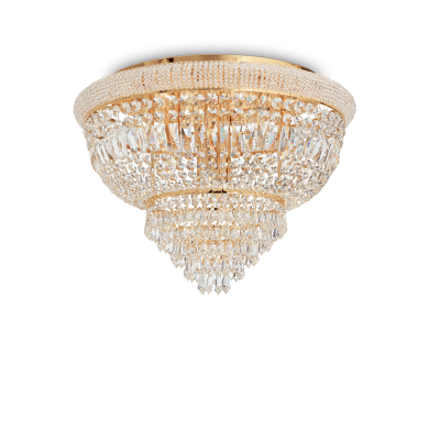 Plafonnier DUBAI Or 24xE14 40W IDEAL LUX 243498