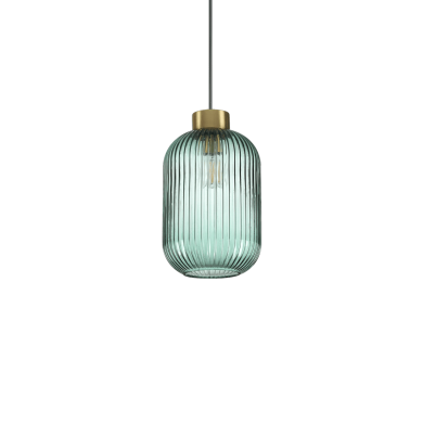 Suspension MINT Vert Noir 1xE27 60W D14 IDEAL LUX 248554