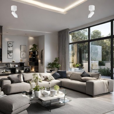 Plafonnier PLAY Blanc 1x7W IDEAL LUX 258287