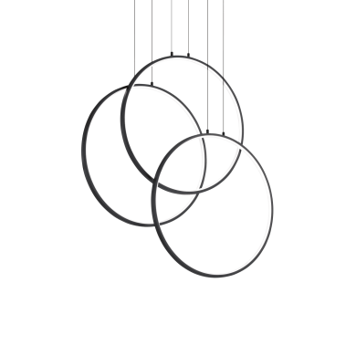 Suspension FRAME Noir 1x82W IDEAL LUX 269337