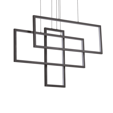 Suspension FRAME Noir 1x93W IDEAL LUX 269382