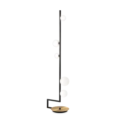 Lampadaire Birds 5x15W G9 Noir IDEAL LUX 273662