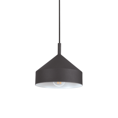 Suspension Yurta 1x60W E27 Noir D210 IDEAL LUX 281568