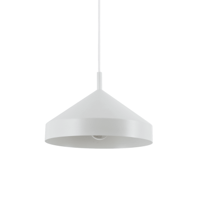Suspension Yurta 1x60W E27 Blanc D300 IDEAL LUX 285153
