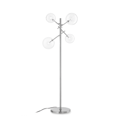 Lampadaire Boule Equinoxe 4x2W G4 Chromé IDEAL LUX 290959