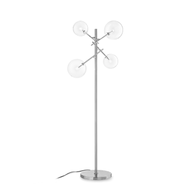 Lampadaire Boule Equinoxe 4x2W G4 Chromé IDEAL LUX 290959