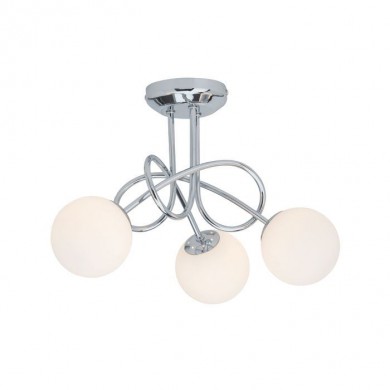 Applique Plafonnier MIRELLA 3x3W Led Chrome-blanc BRI_G39676_75 G39676/75 Applique Plafonnier MIRELLA 3x3W Led Chrome-blanc BRILLIANT G39676/75