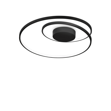 Plafonnier Oz 1x48W LED Noir IDEAL LUX 304526