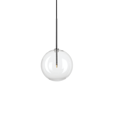 Suspension Boule Equinoxe 1x2W G4 Chromé D200 IDEAL LUX 306544