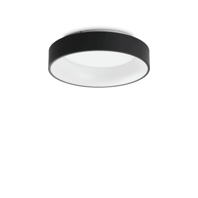 Plafonnier Ziggy 1x30W LED Noir IDEAL LUX 307206