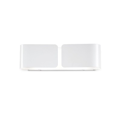 Applique murale CLIP Blanc 2x60W IDEAL LUX 14166