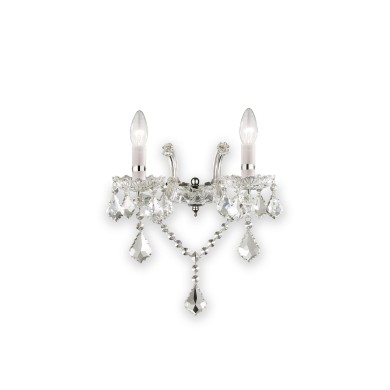Applique murale FLORIAN Chrome 2x40W IDEAL LUX 35642