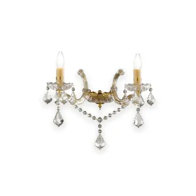 Applique murale FLORIAN Or 2x40W IDEAL LUX 35659