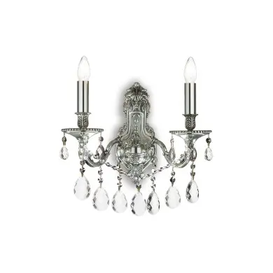 Applique murale GIOCONDA Argent 2x40W IDEAL LUX 44910