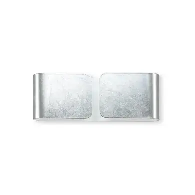 Applique murale CLIP Argent 2x40W IDEAL LUX 91136