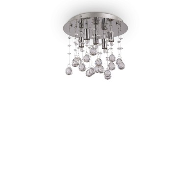 Plafonnier MOONLIGHT Chrome 5x40W IDEAL LUX 94649