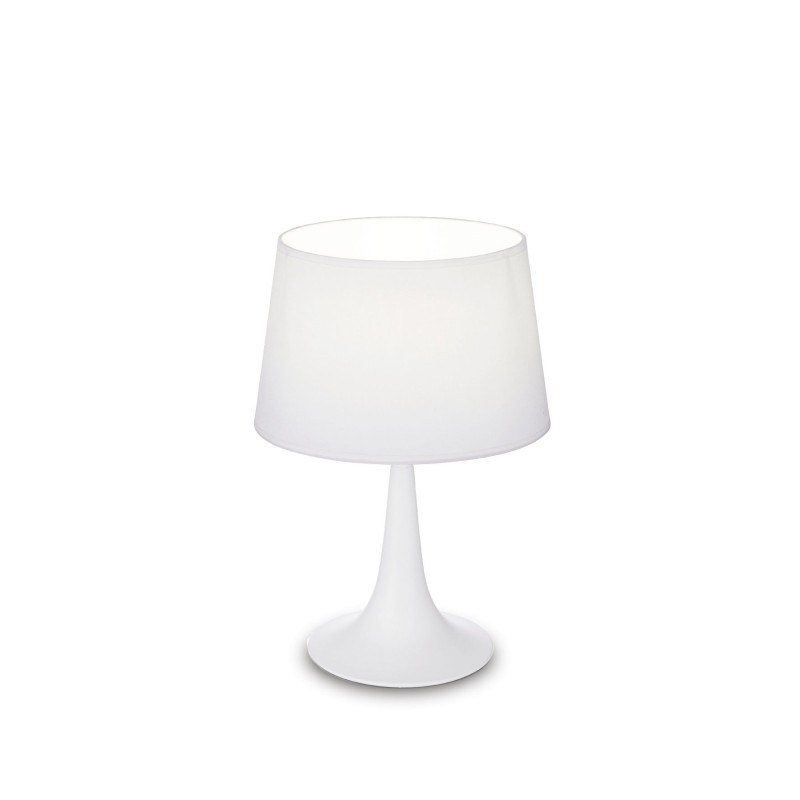 Lampe de chevet LONDON Blanc 1x60W IDEAL LUX 110530