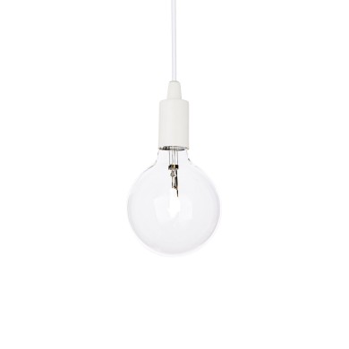 Suspension EDISON Blanc 1x60W IDEAL LUX 113302