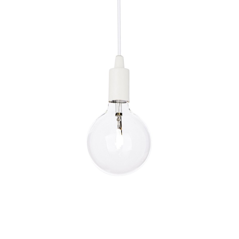 Suspension EDISON Blanc 1x60W IDEAL LUX 113302