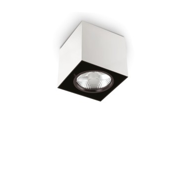 Plafonnier MOOD Carré Blanc 1x28W IDEAL LUX 140902