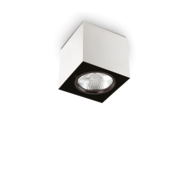 Plafonnier MOOD Carré Blanc 1x28W IDEAL LUX 140902