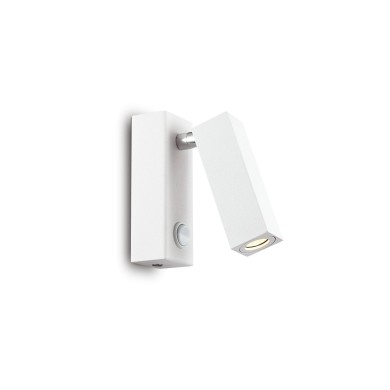 Applique murale PAGE Carré Blanc 1x3W IDEAL LUX 142258