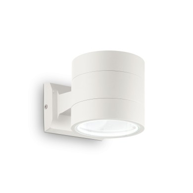 Applique murale extérieure SNIF rond Blanc 1x40W IDEAL LUX 144283