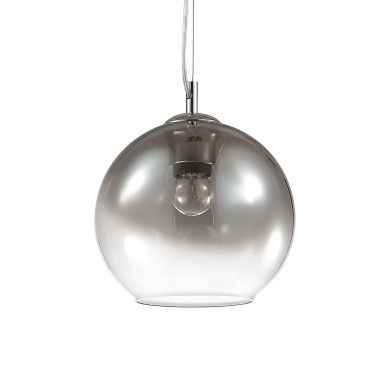 Suspension Nemo 1x60W E27 Chromé Fumé IDEAL LUX 149585