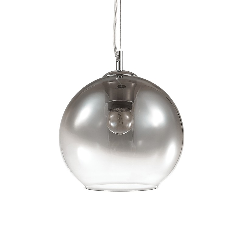 Suspension Nemo 1x60W E27 Chromé Fumé IDEAL LUX 149585