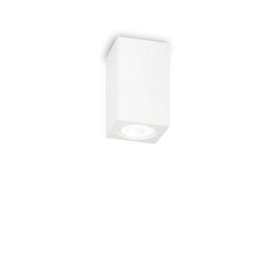 Plafonnier TOWER PL1 SMALL SQUARE Blanc 35W max IDEAL LUX 155791