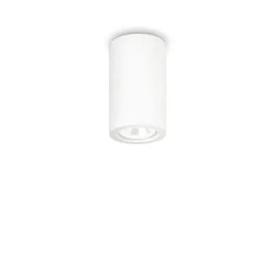 Plafonnier TOWER PL1 SMALL ROUND Blanc 35W max IDEAL LUX 155869
