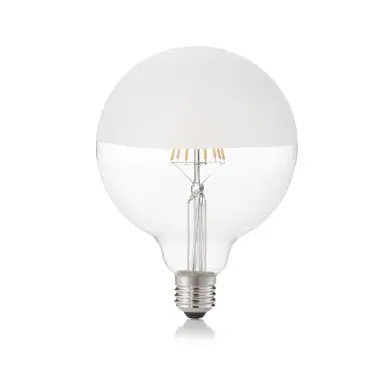 Ampoule (x10) 8W E27 Blanc Satiné D12,5 IDEAL LUX 157580